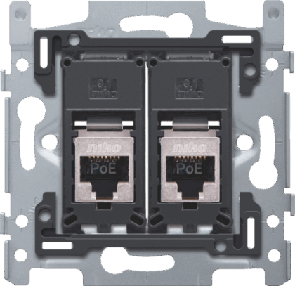 NIKO 2 rj45-aansluitingen stp cat6