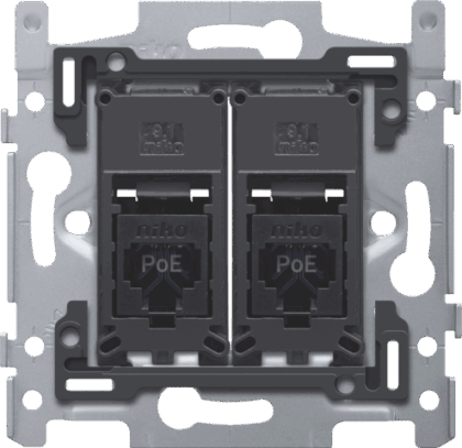 NIKO 2 rj45-aansluitingen utp cat6a