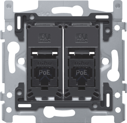 NIKO 2 rj45-aansluitingen utp cat6a
