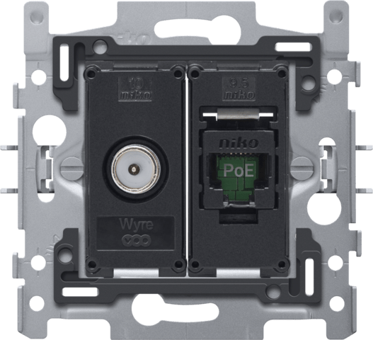 NIKO Coax/rj45-aansl. utp cat6a