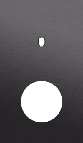 NIKO 2-Voudige afdekplaat v60 vr enklv schak + stopc