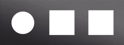 NIKO 3-Voudige afdekplaat h71 vr stopc + 2 fct