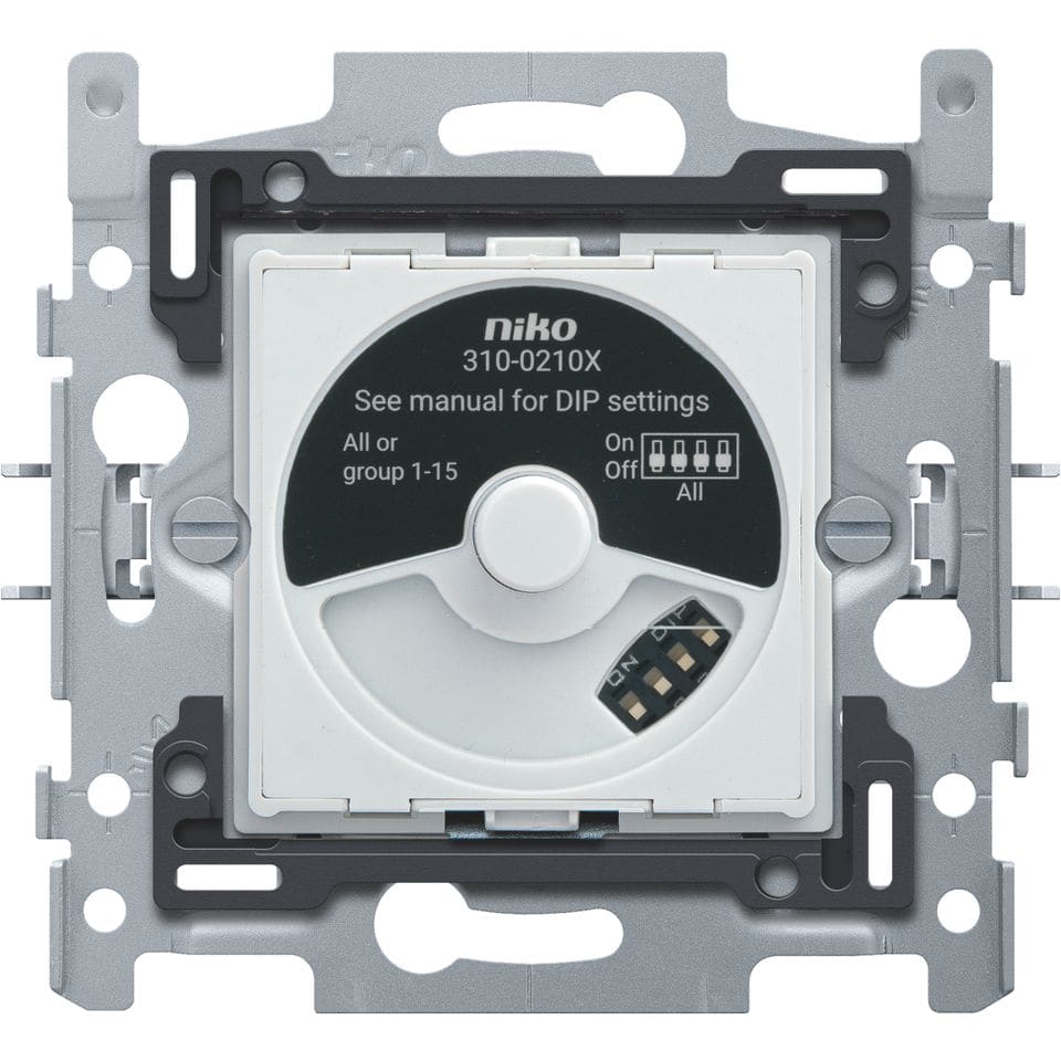 NIKO Sokkel dali-draaiknopdimmer 310-02100