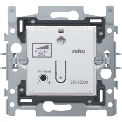 NIKO Drukknopdimmer LED 100VA met klauwbevestiging 310-02800