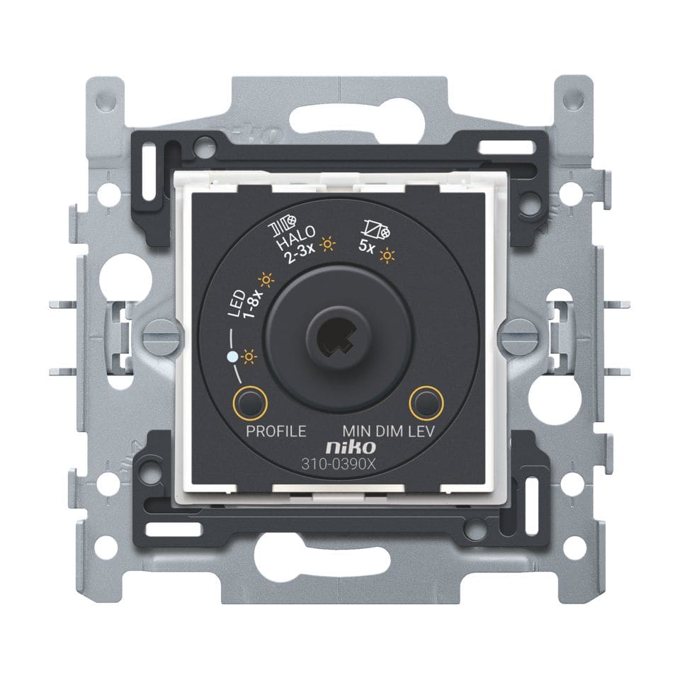 NIKO Universele draaiknopdimmer 2 draads 3-300W 310-03900