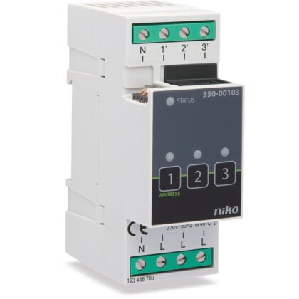 NIKO Schakelmodule NHC voor 3 verschillende kringen 550-00103