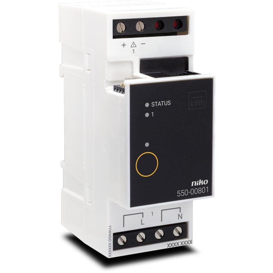NIKO NHC module om elektriciteit te meten in woningen 550-00801