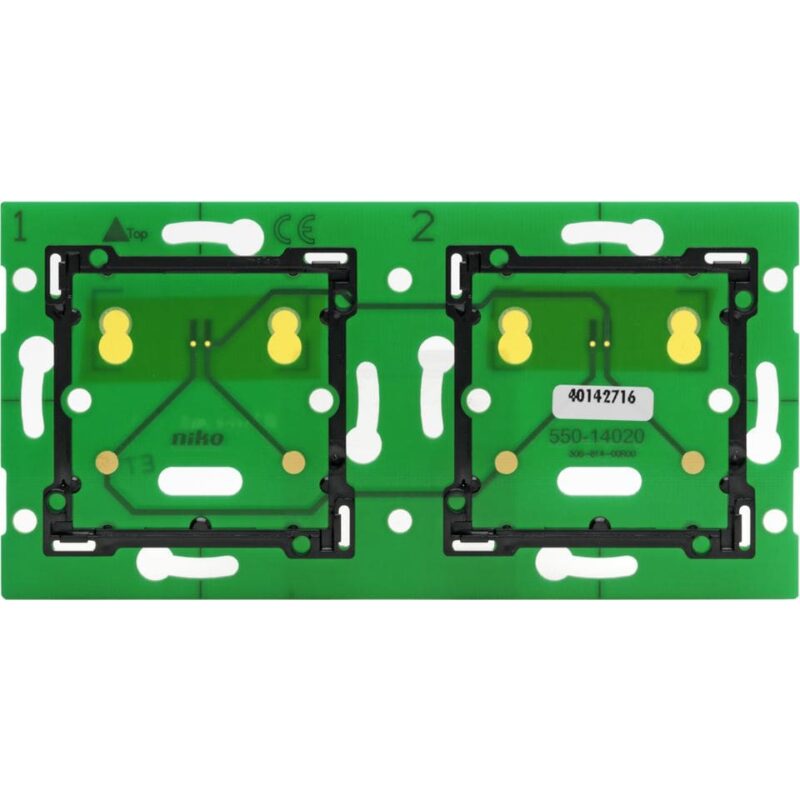 NIKO NHC Tweevoudige horizontale muurprint 550-14020