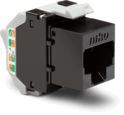 NIKO Onafgeschermde rj45-connector utp cat5e