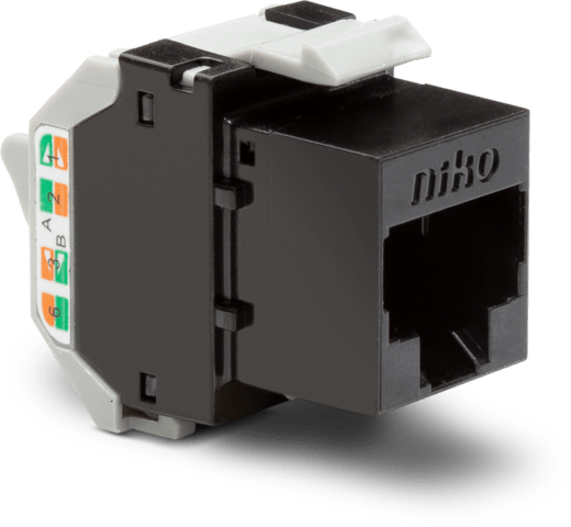 NIKO Onafgeschermde rj45-connector utp cat5e