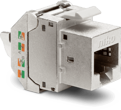 NIKO Afgeschermde rj45-connector stp cat6a