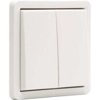 NIKO Hydro spuitwaterdichte dubbele drukknop 10a zonder led