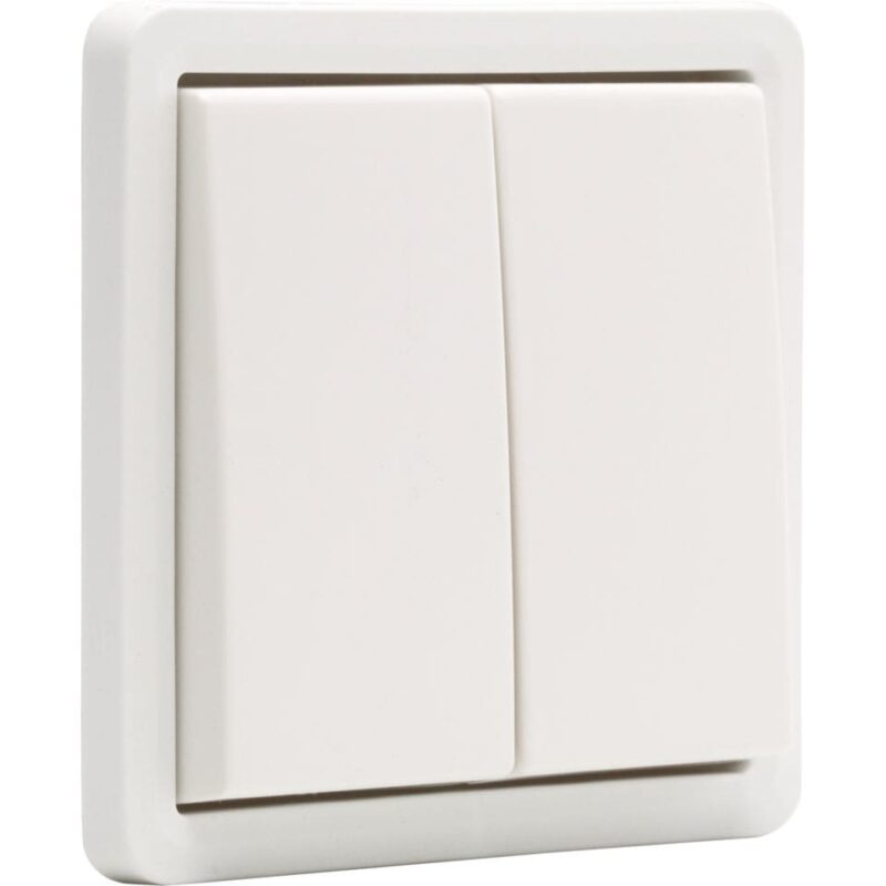 NIKO Hydro spuitwaterdichte dubbele drukknop 10a zonder led