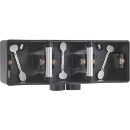 NIKO Hydro spuitwaterdichte 3-voud. opbouwdoos