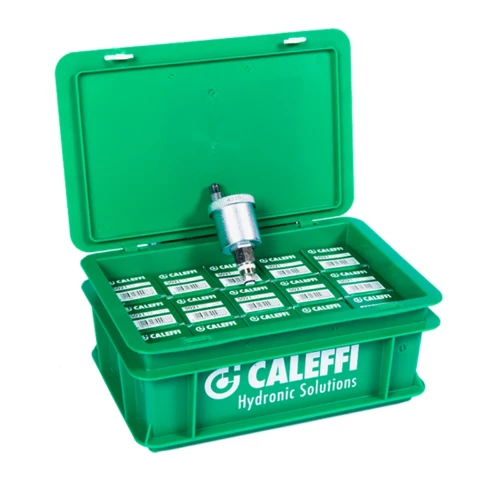 Caleffi Promobox Minical automatische ontluchter 3/8 M - chroom (box van 15st) - prijs per box NLPRO502132-A