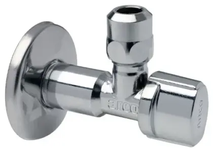 Arco A-80 hoekstopbolkraan MF 1/2 x 10 mm - chroom - lange moer NOV742