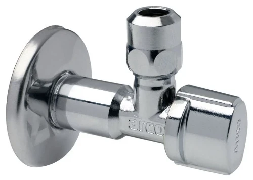 Arco A-80 hoekstopbolkraan MF 1/2 x 10 mm - chroom - lange moer NOV742