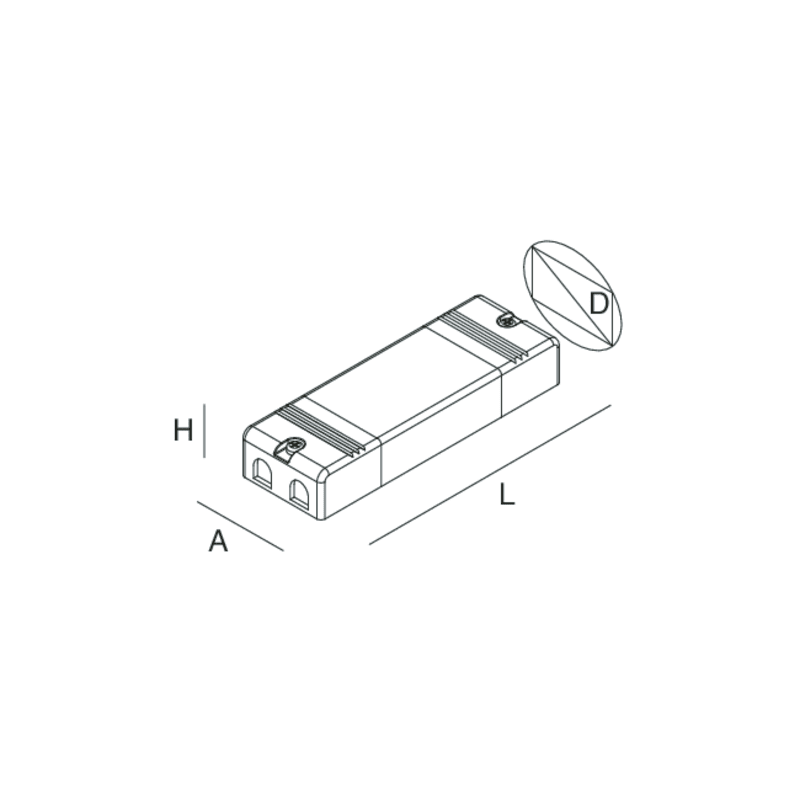 NOVALUX HALOS: ELECTRONIC DRIVER 230-240V 50/60 HZ SUITABLE FOR BOTH VERSIONS 962MM AND NOV105147.99