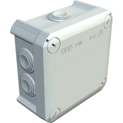 OBO BETTERMANN Aftakdoos T60 lichtgrijs 2007061