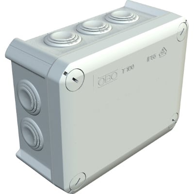 OBO BETTERMANN Aftakdoos T100 lichtgrijs 2007077
