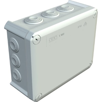 OBO BETTERMANN Aftakdoos T160 lichtgrijs 2007093