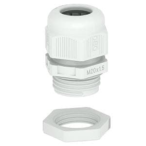 OBO BETTERMANN Wartel V-TEC VM M25 lichtgrijs PA + tegenmoer 2022768