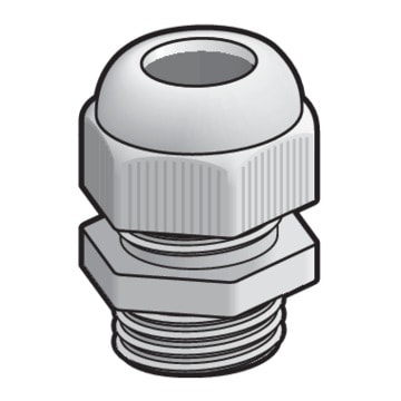 OBO BETTERMANN Wartel V-TEC VM20 RW wit RAL 9010 - Niko 701-84001 2022804