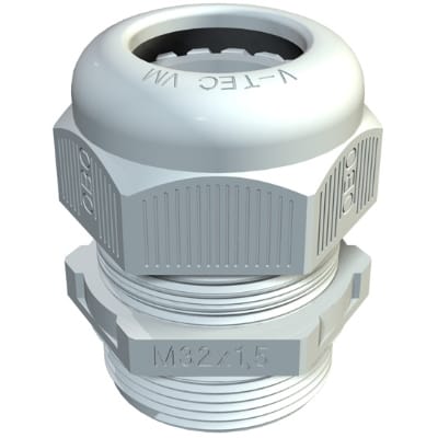 OBO BETTERMANN Wartel V-TEC VM M63 lichtgrijs - polyamide 2022876