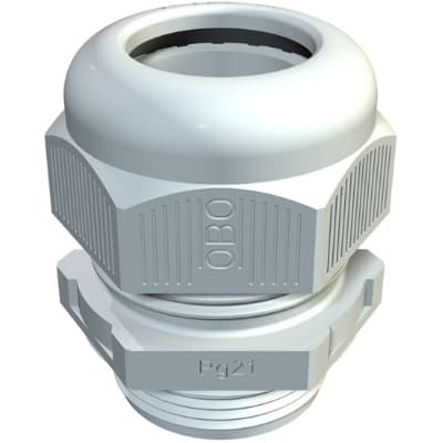 OBO BETTERMANN Wartel V-TEC PG 21 lichtgrijs - polyamide 2024764