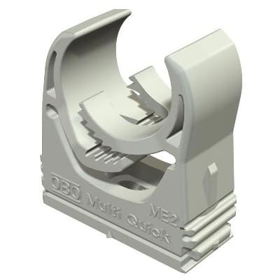 OBO BETTERMANN Beugel Multi-QUICK 25-32mm lichtgrijs RAL 7035 - polyamide 2153734