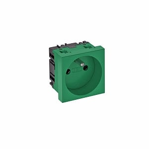 OBO BETTERMANN STOPCONTACT 45MM 1x 90° GROEN 6120155