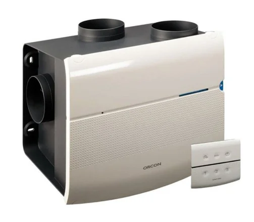 Orcon Woonhuisventilator met RF afstandsbediening  480 m3/h bij 200 Pa ex 055MVS10RH Ventiline 100064586300