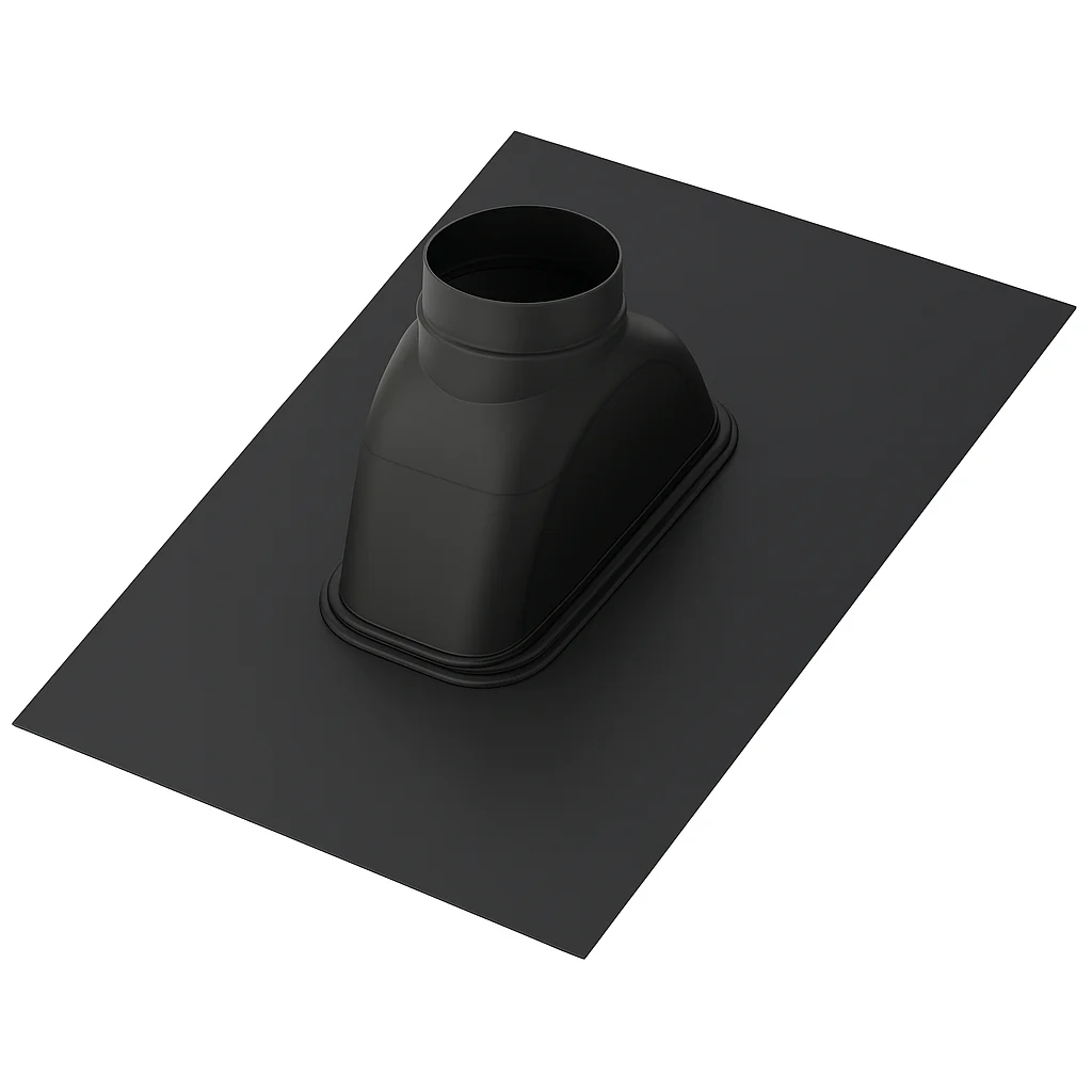 Orcon FX Easy doorvoerpan 125mm zwart Ventiline (ex VI547) 100064631700