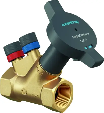Oventrop Strangafsluiter HydroControl V PN 25 Binnendraad