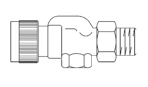 Oventrop Thermostaatkr. oventrop omgek.haaks 1/2 reeks AV9 met traploze voorinstelling (ex 1183964) 1183904