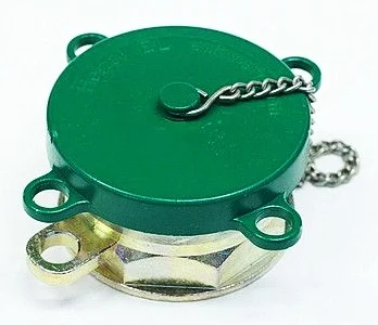 Oventrop Vulstop met ketting 21/2 GROEN oventrop 2010083