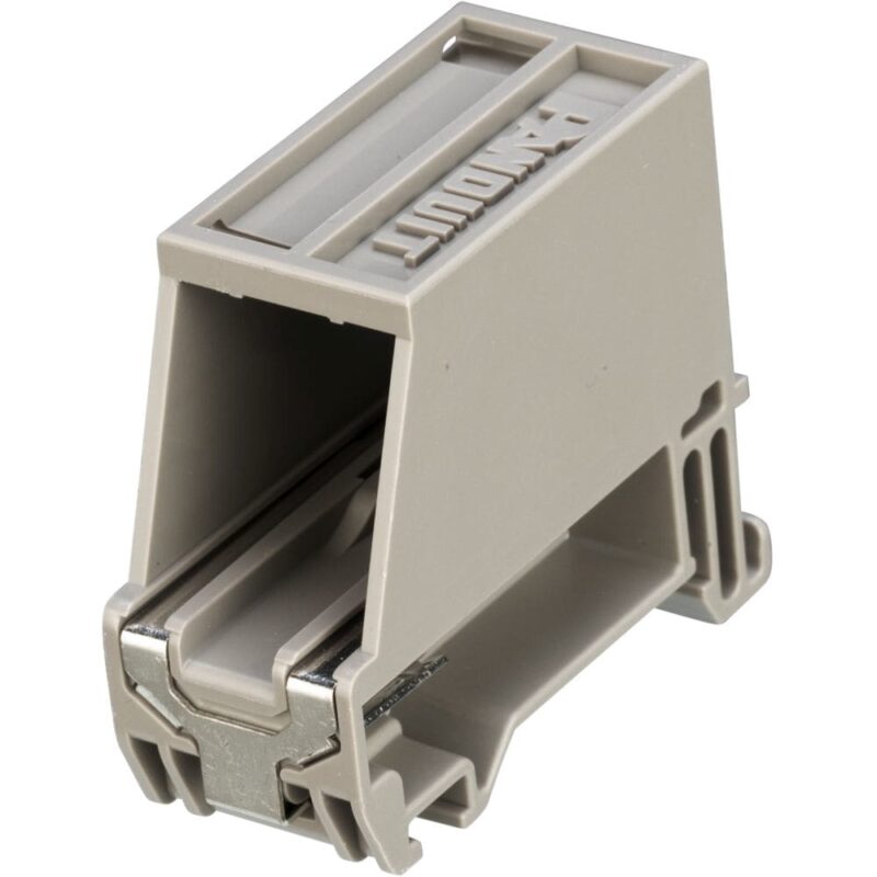 PANDUIT Mini-Com DIN Shielded Rail Mount Adapter mounts to standard 35mm DIN rail CADIN1IG-S