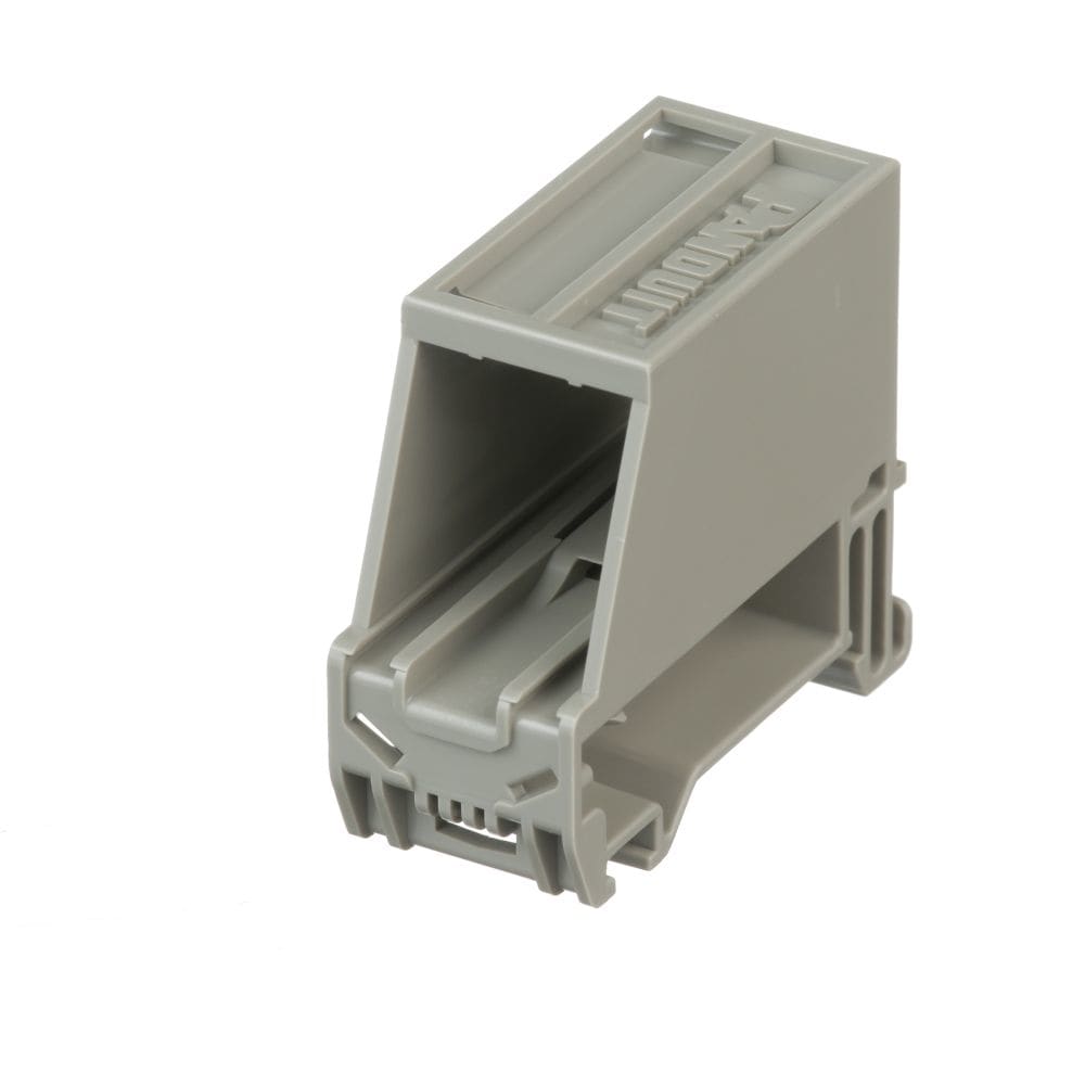PANDUIT Mini-Com DIN Rail Mount Adapter mounts to std 35mm DIN rail 1x port Mini-Com Mod CADIN1IG