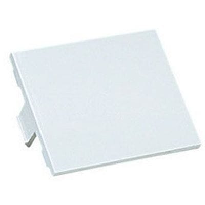 PANDUIT 1/2-size blank insert. Reserves space for future upgrades. CHB2IW-X