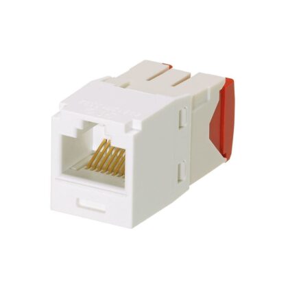 PANDUIT Category 5e RJ45 8 position unshielded module arctic white CJ5E88TGAW