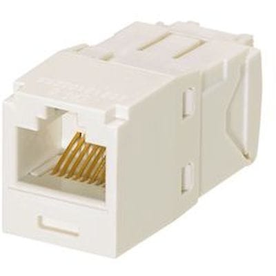PANDUIT Category 6 RJ45 8 position unshielded module arctic white CJ688TGAW