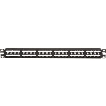 PANDUIT 48-port high density patch panel+ pre-printed port numbering and space CPP48HDEWBL