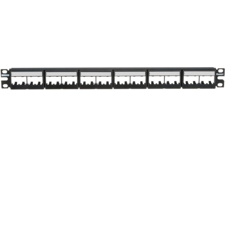 PANDUIT 24-port patch panel+labels