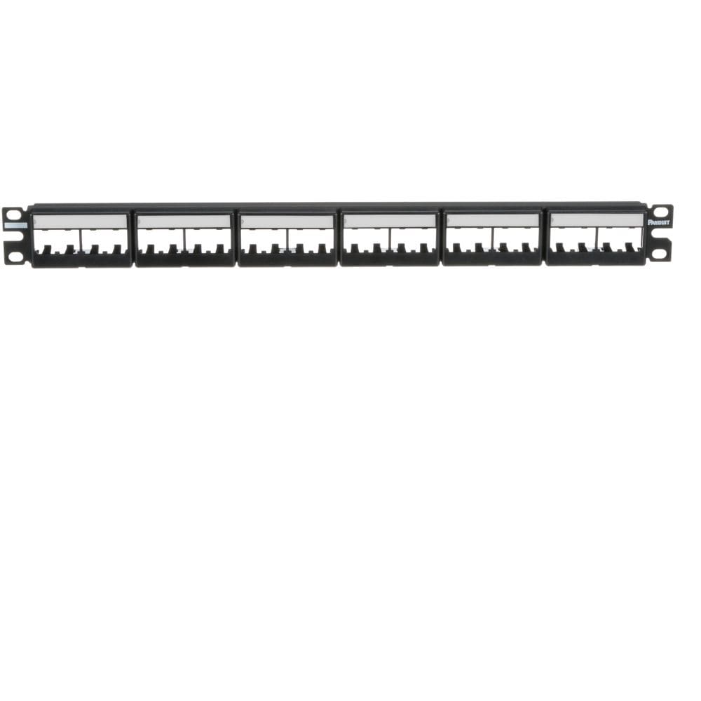 PANDUIT 24-port patch panel+labels