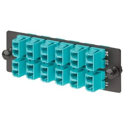 PANDUIT FAP w/12 LC 10 GB DUPL MM Adapters (AQ)Zirconia FAP12WAQDLCZ