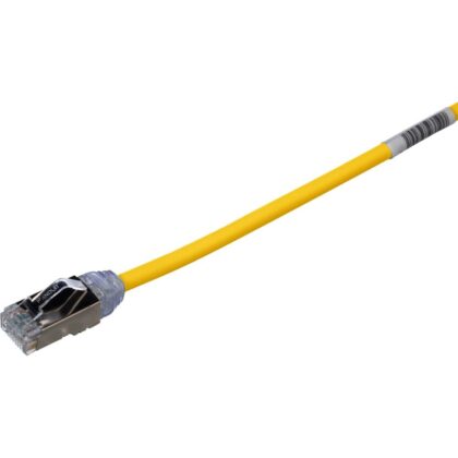 PANDUIT CAT6A 28AWG shielded pc CM/LSZH 1M GEEL STP28X1MYL