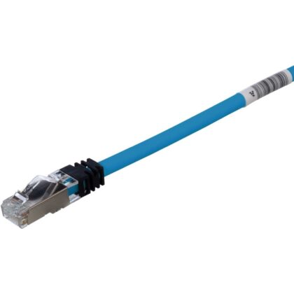 PANDUIT Patchcord koper CAT6A S/FTP 26AWG 2m blauw + 2 modulair TX Plus Plug STP6X2MBU
