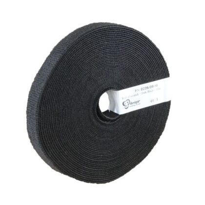 PATCHSEE Eco-scratch cable black tie 10m velcro ECOS-DB-10