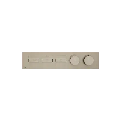GESSI Hi-Fi Linear Extern deel Thermostatische wand-mengkraan 3 onafhankelijke uitgangen