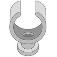 PGL Klembeugel nylon grijs 1 x 15 370146